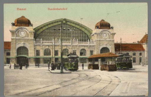 Basel. The Federal Railway Station