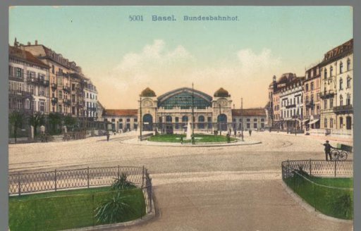 Basel. The Federal Railway Station