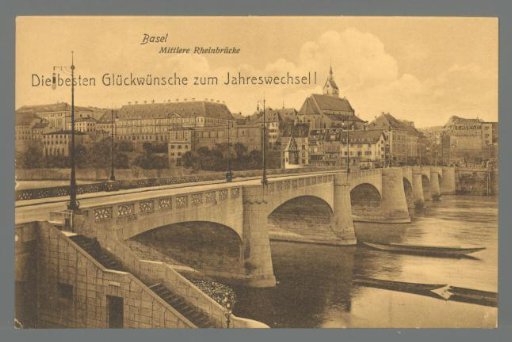 Basel. The Middle Rhine Bridge