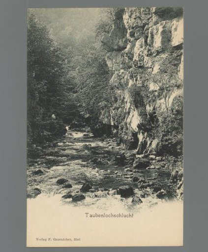 Taubenloch Gorge