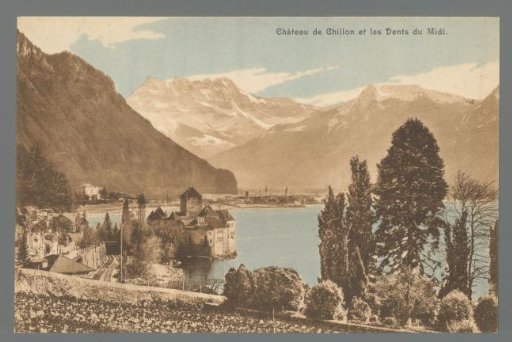 Château de Chillon and the Dents du Midi