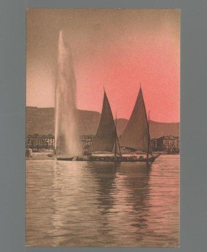 Port of Geneva and the Grand Jet d'Eau