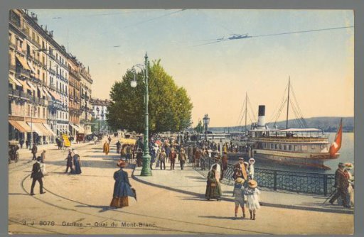 Geneva. Mont-Blanc Quay