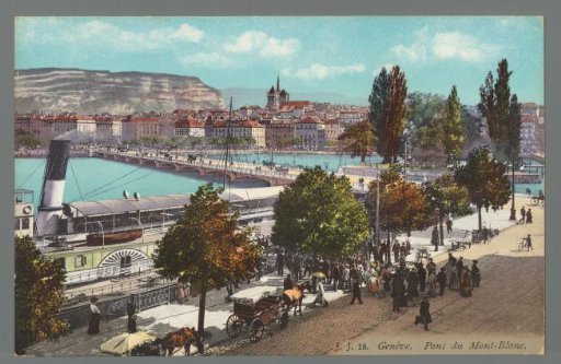 Geneva. Mont-Blanc Bridge