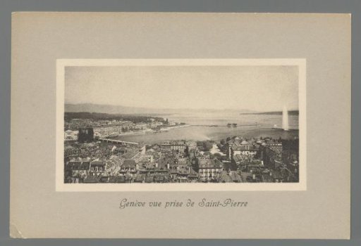 Geneva. View taken from Saint-Pierre