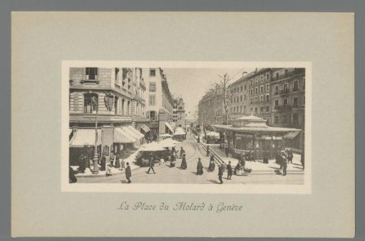 The Molard Square in Geneva