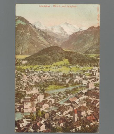 Interlaken. Mönch and Jungfrau