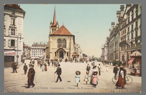 Lausanne. Place St. François