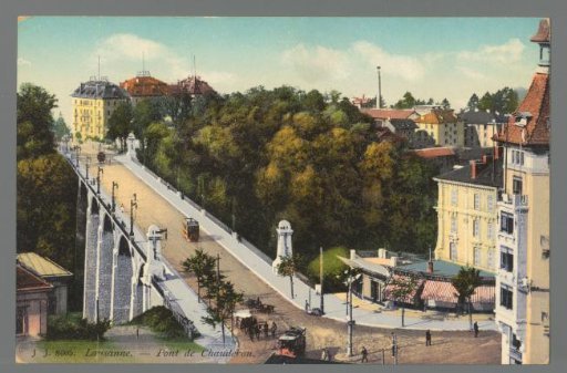 Lausanne. Pont de Chauderon
