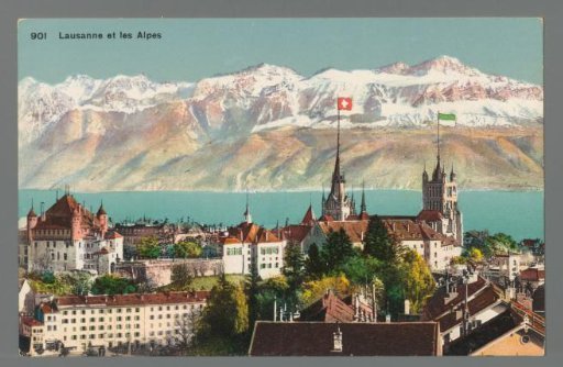 Lausanne and the Alps