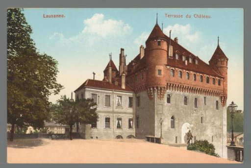 Lausanne. The Castle Terrace