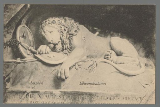 Lucerne. Lion Monument