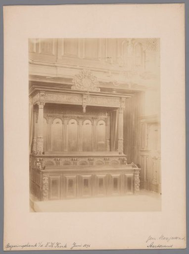 Government Bench in the Reformed Church at Aartswoud