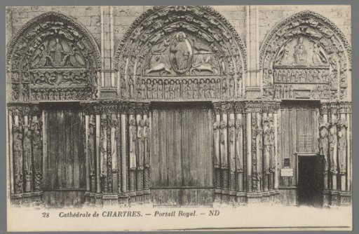 Cathedral of Chartres. Royal Portal