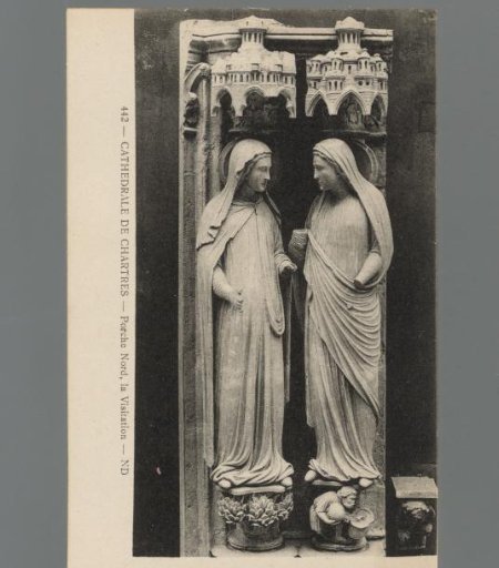 Cathedral of Chartres. North Porch, The Visitation