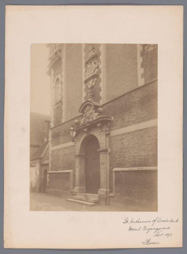 Entrance of the Oosterkerk at Hoorn