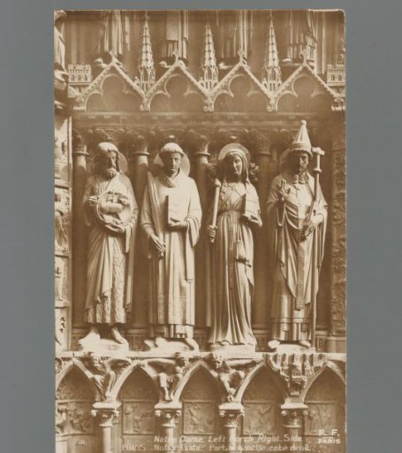 Notre Dame. Left Porch, Right Side