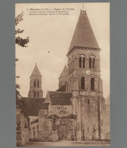 Morienval (Oise) - Facade of the Church