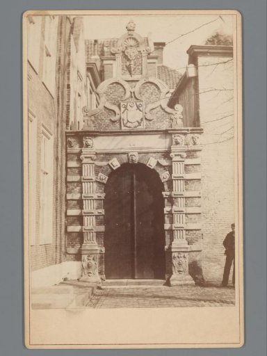 Admiralty gate on Kerkplein 23 at Hoorn