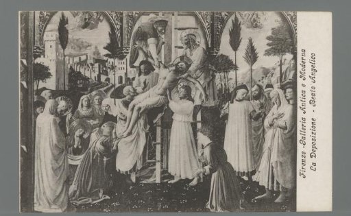 Florence - Galleria Antica e Moderna. The Deposition - Beato Angelico