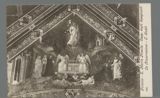 Florence - S. Maria Novella - Spanish Chapel. The Resurrection - T. Gaddi