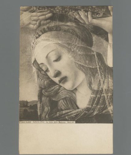 Florence - Galleria Uffizi - The Head of the Madonna - Botticelli