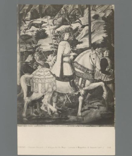 Florence - Palazzo Riccardi - The Journey of the Magi - Lorenzo the Magnificent. B. Gozzoli (part)
