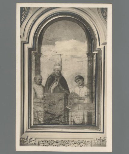 Rome - Basilica of St. John Lateran. Boniface VIII proclaims the Jubilee (Giotto?)