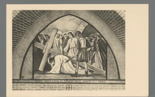 Jesus Falls for the Second Time Under the Cross