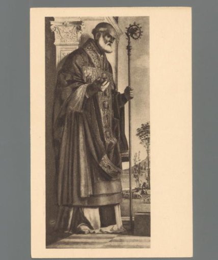 Cima da Conegliano (1456-1517). St. Nicholas (detail). Milan, Brera Picture Gallery