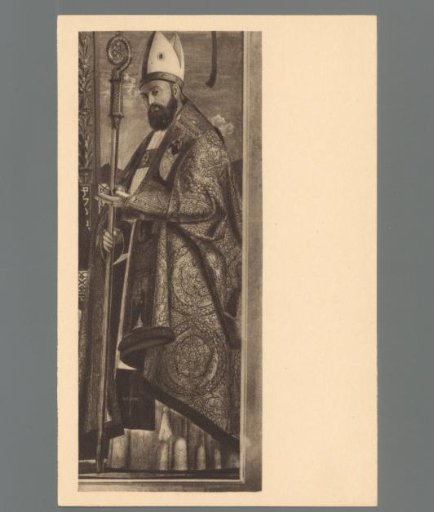 Francesco Morone (1474-1556). St. Nicholas (detail). Milan, Brera Picture Gallery