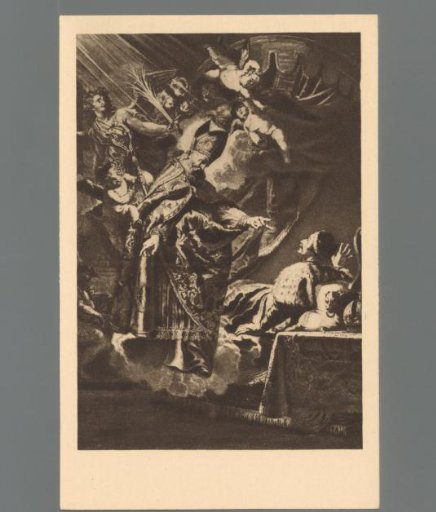 J. Witdoeck, after Cornelis Schut (1597-1655). St. Nicholas appears to Emperor Constantine - Willebroeck (Belgium), Church of St. Nicholas