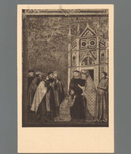 Giottino (c. 1324-?). St. Nicholas saves three ambassadors of the emperor unjustly condemned - Assisi, Lower Church of St. Francis