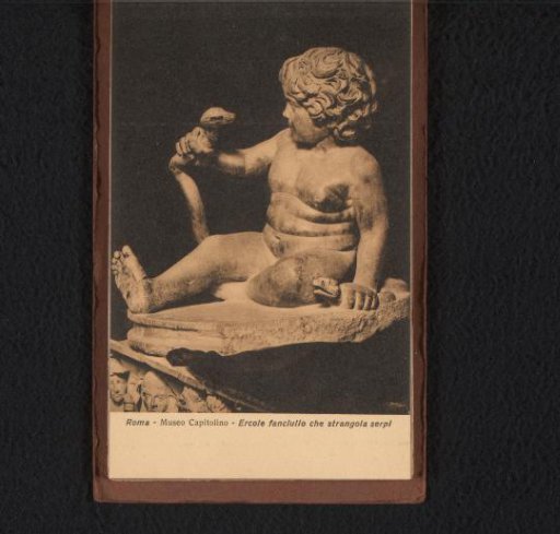 Rome - Museo Capitolino - Hercules as a child strangling snakes