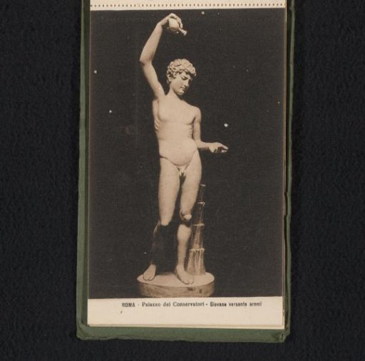 Rome - Palazzo dei Conservatori - Young Man Pouring Perfume