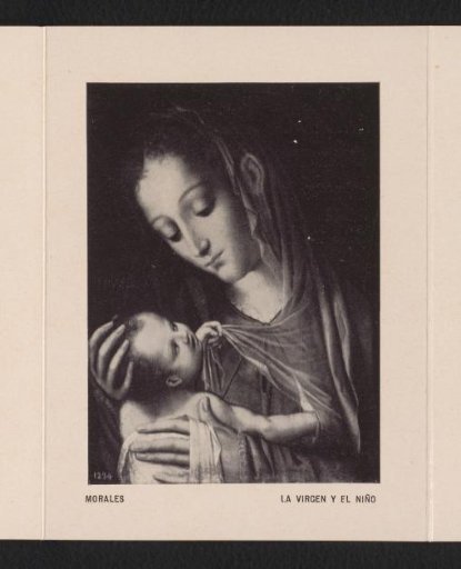 Morales. The Virgin and the Child