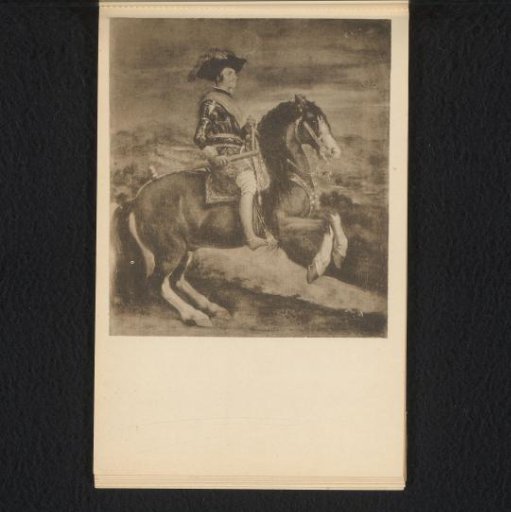 Museo Cerralbo, Madrid. Portrait of Philip IV on horseback (sketch)