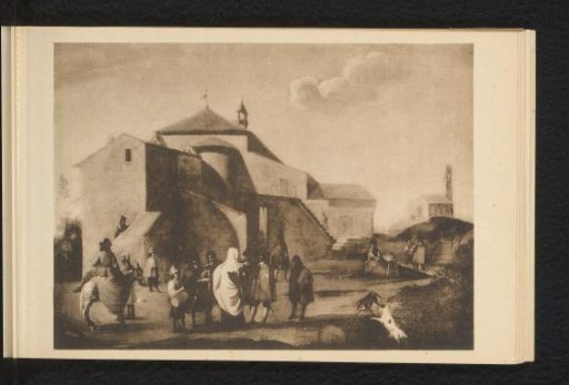 Museo Cerralbo, Madrid. Landscape with a hermitage and groups of figures