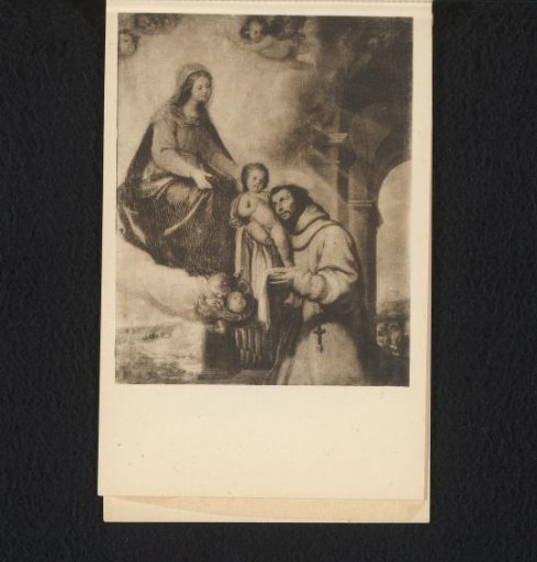 Museo Cerralbo, Madrid. Saint Anthony of Padua with the Virgin and Child