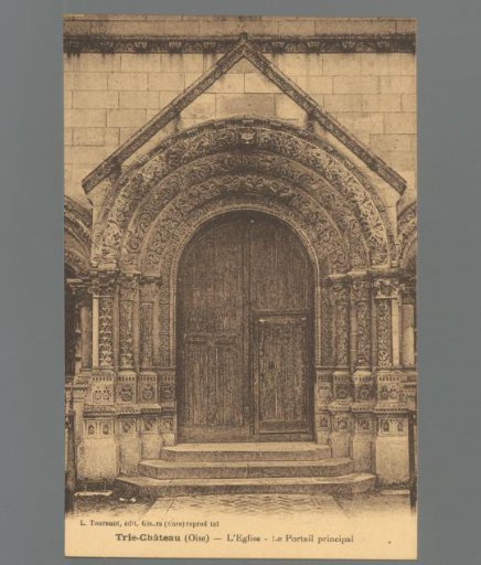 Trie-Château (Oise) - The Church - The Main Portal