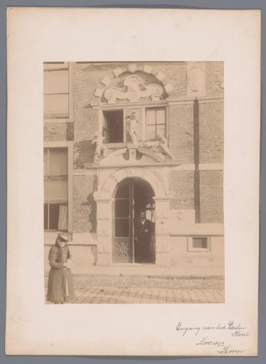 Entrance of the Doelen at Achterstraat 2 in Hoorn