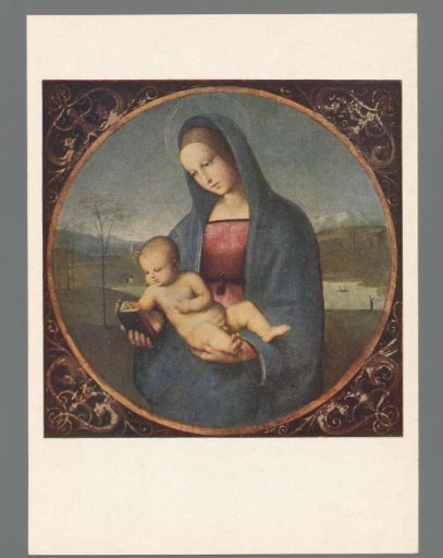 Raphael (Raffaello Santi). Madonna Conestabile / Raphael Santi. Madonna della Casa Conestabile