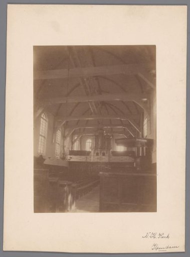 Interior of the Reformed Church of Ilpendam