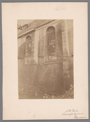 Northern side wall of the Reformed Church in Ilpendam