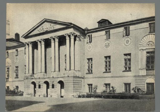 View of the Nesvitskaya house in Moscow