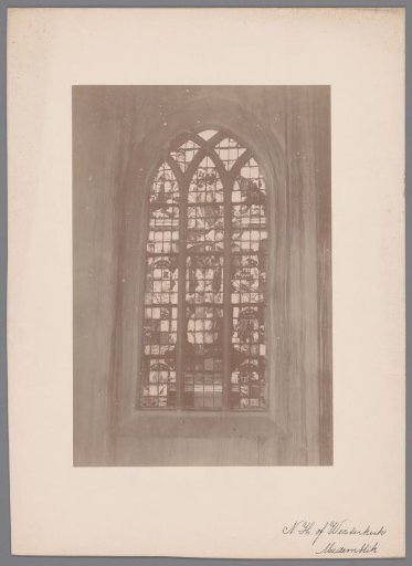 Painted window of the Westerkerk in Medemblik