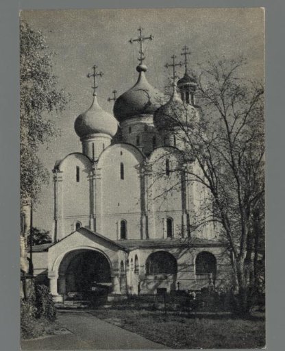 View of the Novodevichy Convent and the Smolensk Cathedral