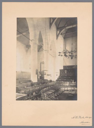 Interior of the Great Church in Muiden
