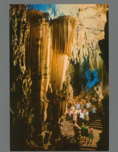 Dripstones in Reed Flute Cavern