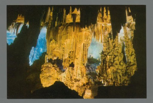 Dripstones in Reed Flute Cavern